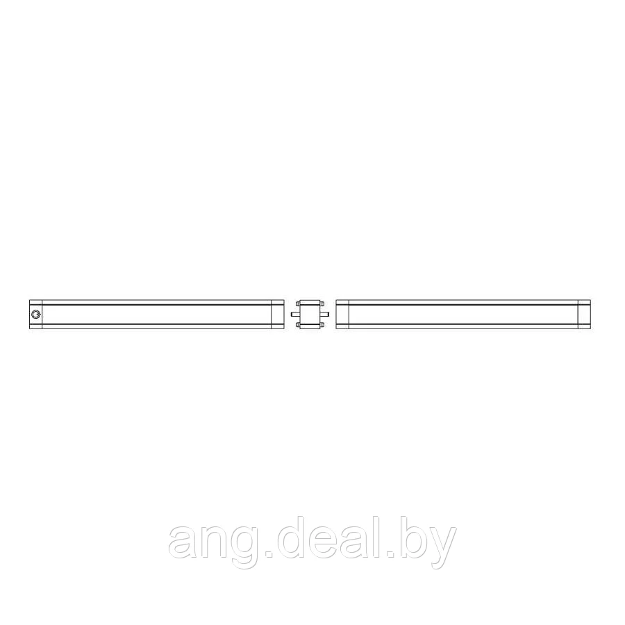 Коннектор прямой, для Led Linear Touch, Led Linear, отделка под алюминий - фото 3 - id-p208651030