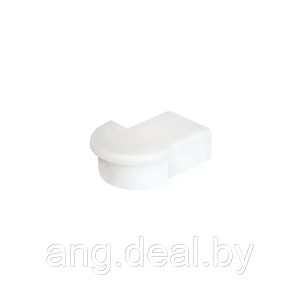 Заглушка глухая для профиля ABS U15572+OPAL08, отделка белый матовый - фото 1 - id-p208652067