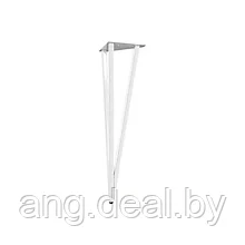 Нога для стола Риза, h.720, отделка белый бархат (матовый)