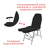 Педикюрное кресло "Комфорт" (Черное), фото 7