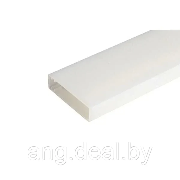 Профиль для LED подсветки прямоугольный, L=3000 мм, отделка белый матовый - фото 1 - id-p208652078