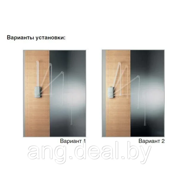 Лифт для одежды, отделка серая - фото 3 - id-p208647210