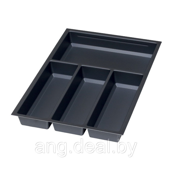 SKY Ёмкость в базу 400 (473х326) для столовых приборов, цвет черный матовый - фото 1 - id-p208653048