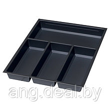 SKY Ёмкость в базу 450 (473х376) для столовых приборов, цвет черный матовый