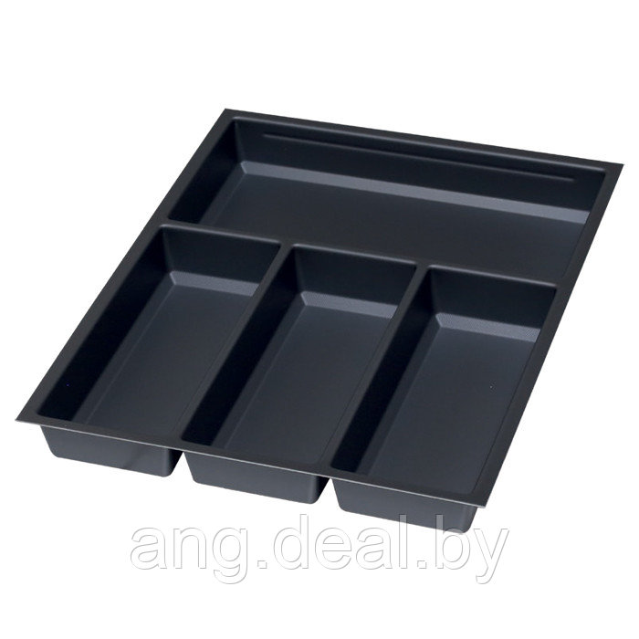 SKY Ёмкость в базу 450 (473х376) для столовых приборов, цвет черный матовый - фото 1 - id-p208653049