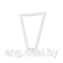 Опора для стола V-образная Лиссабон-Т, l.550, h.820, отделка белый бархат (матовый)