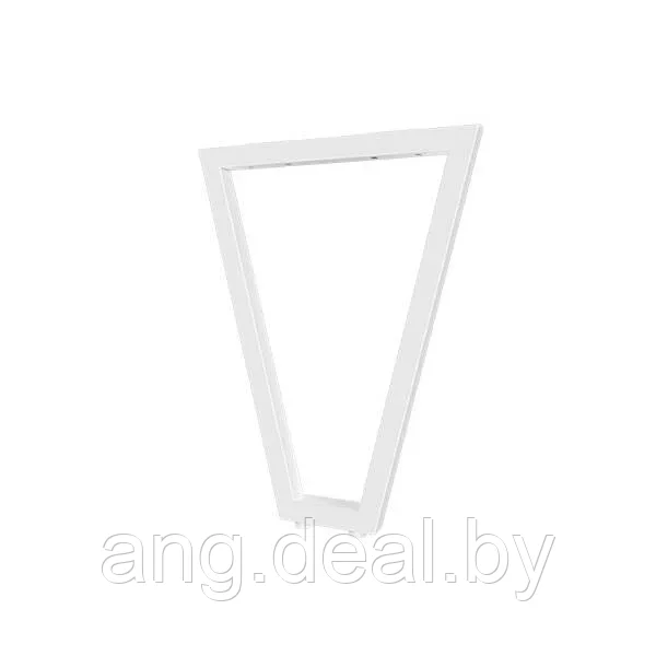 Опора для стола V-образная Лиссабон-Т, l.550, h.820, отделка белый бархат (матовый) - фото 1 - id-p208648233
