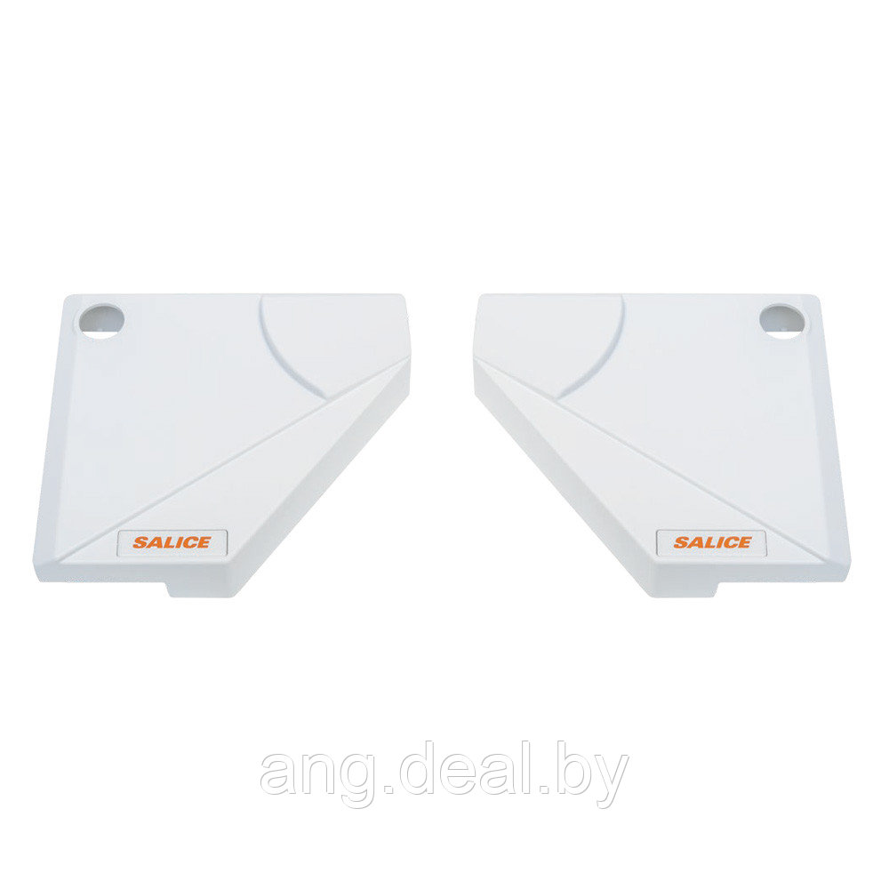 Комплект декоративных крышек EVOLIFT parallel, цвет белый (левая/правая + 2 заглушки с логотипом SALICE) - фото 1 - id-p208655108