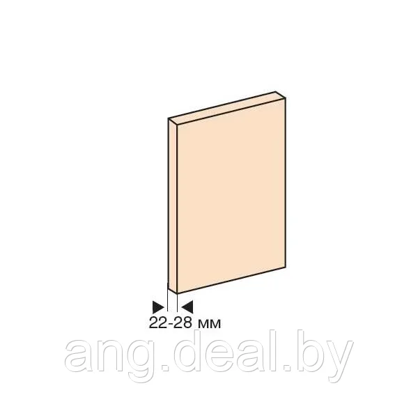 Комплект фурнитуры для 3-х дверей (22-28 мм) - фото 3 - id-p208647338