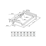 Комплект скрытых направляющих L=250мм частичного выдвижения с доводчиком + фиксаторы, фото 5