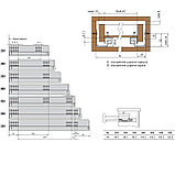 Комплект скрытых направляющих L=350мм частичного выдвижения с доводчиком + фиксаторы, фото 2