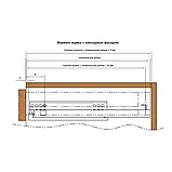 Комплект скрытых направляющих L=450мм частичного выдвижения с доводчиком + фиксаторы, фото 3