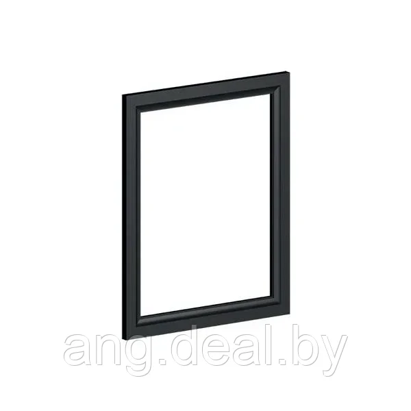 МИЛАН Фасад рамочный 716х596 под стекло, отделка черная (покраска) - фото 1 - id-p208652477