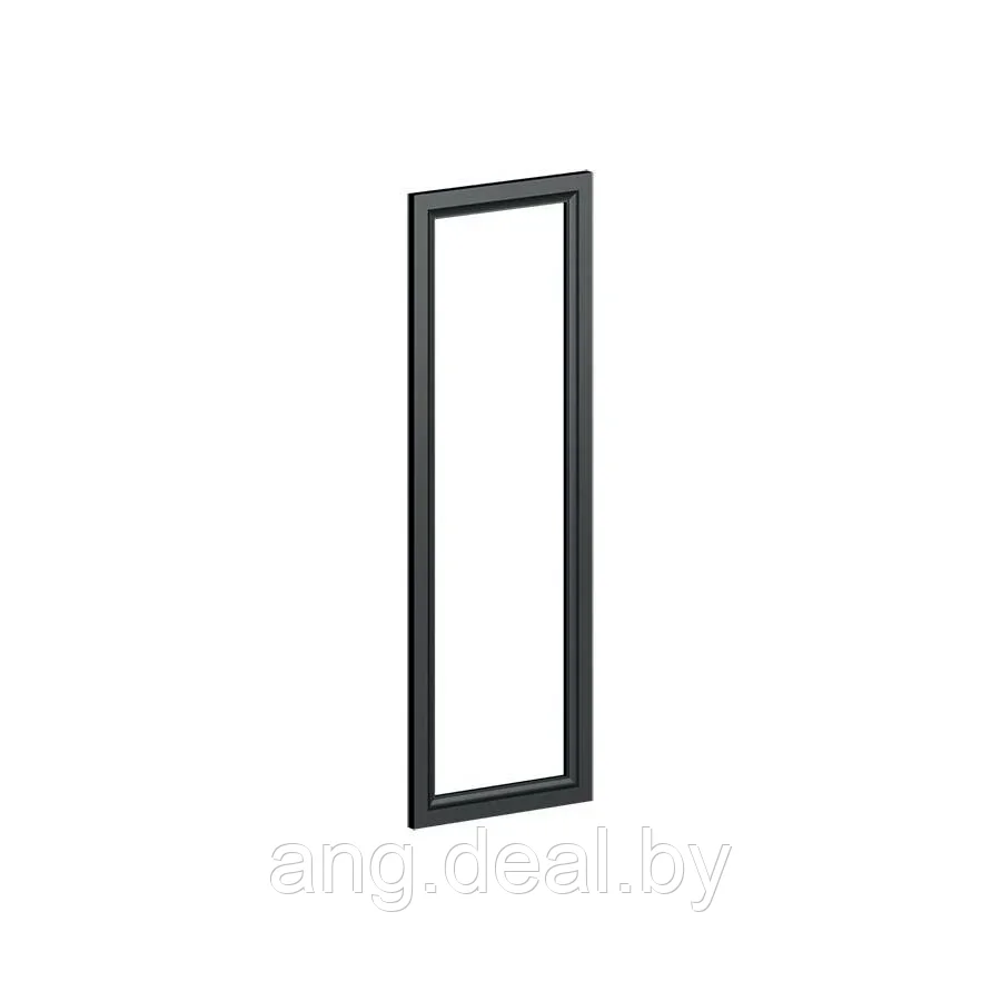 МИЛАН Фасад рамочный 1316х446 под стекло, отделка черная (покраска)