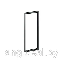 МИЛАН Фасад рамочный 1316х596 под стекло, отделка черная (покраска)