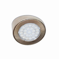 Комплект из 6-и светильников LED Metris V12, (6*1,6W), 12V, накладной 20°, 3050-3250K, отделка никель