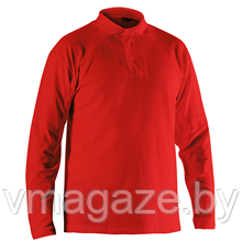 Рубашка Поло с длинным рукавом(цвет красный)