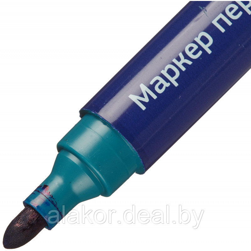 Маркер перманентный универсальный Attache Economy синий 2-3 мм - фото 3 - id-p208661096