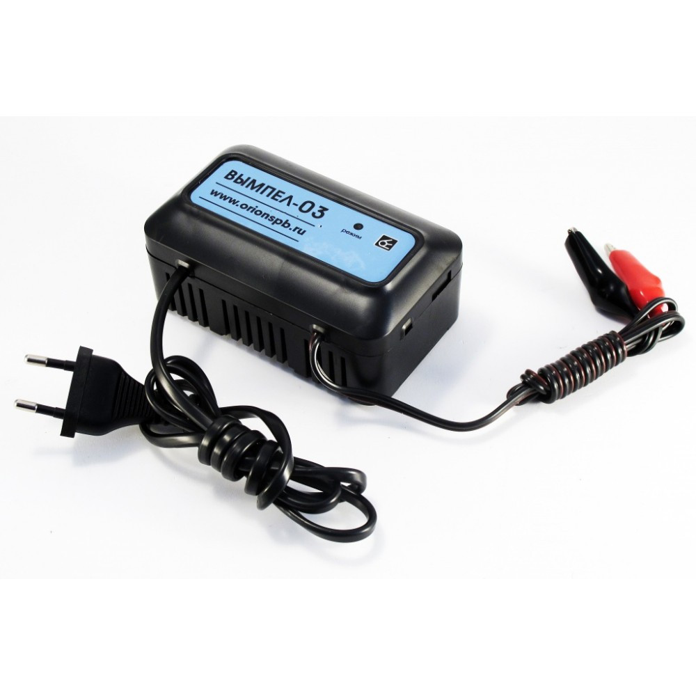 Зарядное устройство ВЫМПЕЛ 03 для гелевых и кислотных аккумуляторных батарей