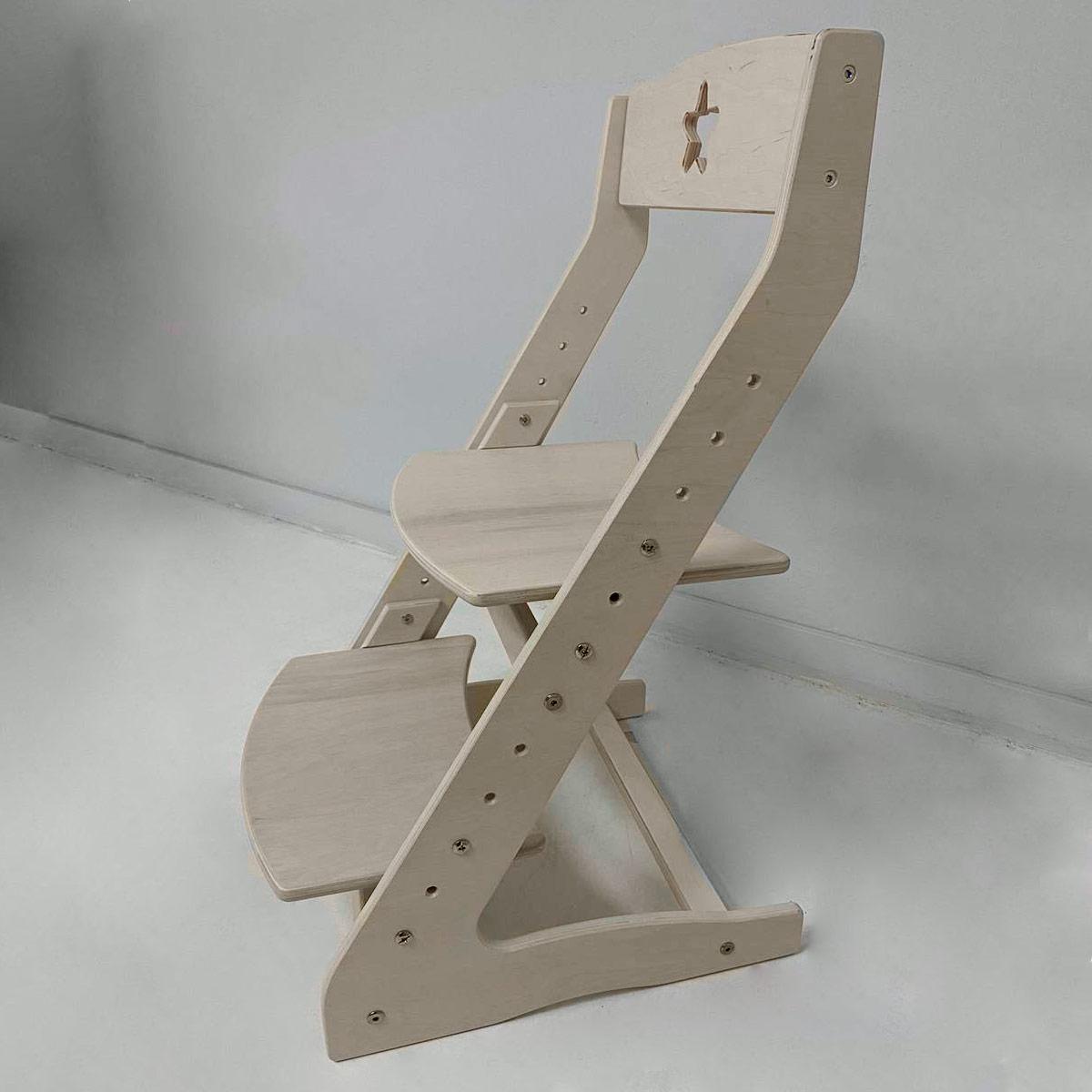 Millwood Растущий стул «Вырастайка 2 Стандарт» белёный - фото 2 - id-p208662296