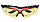 Очки спортивные солнцезащитные с 5 сменными линзами в чехле, красные, фото 7