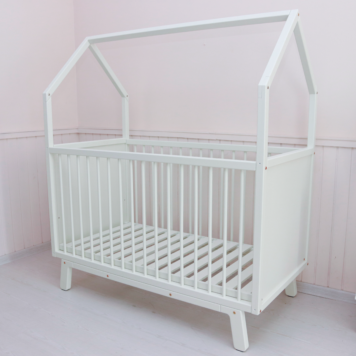 Millwood Детская кровать-домик Sweet Dreams 1 (1400х700) Сосна натуральная - фото 4 - id-p208666014