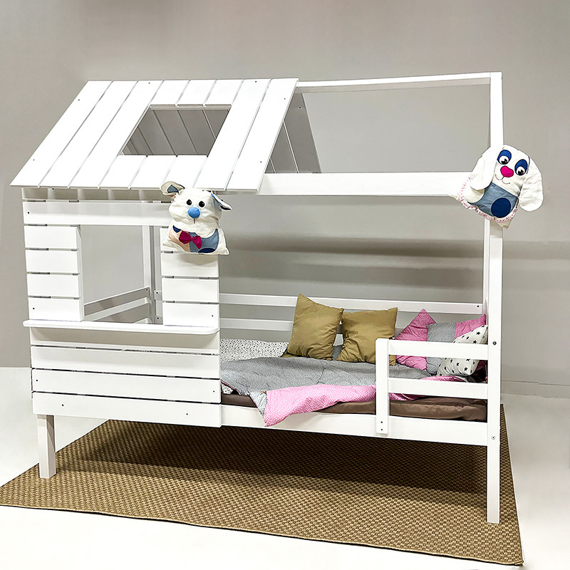 Millwood Детская кровать-домик Roxy Сосна белая - фото 9 - id-p208665245