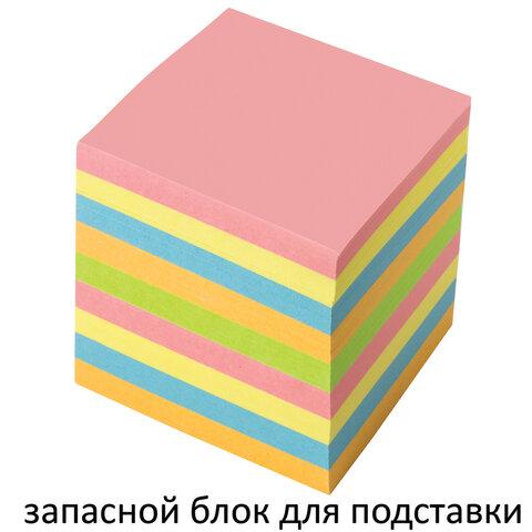 Блок для записей BRAUBERG непроклеенный, куб 9х9х9 см, цветной - фото 2 - id-p208667904