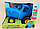 Детская интерактивная музыкальная игрушка Синий трактор со светом звуком. Герои мультфильма "Едет трактор", фото 2