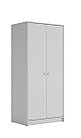 Шкаф Лайт ШК-001 - Белый гладкий (МКСтиль), фото 2