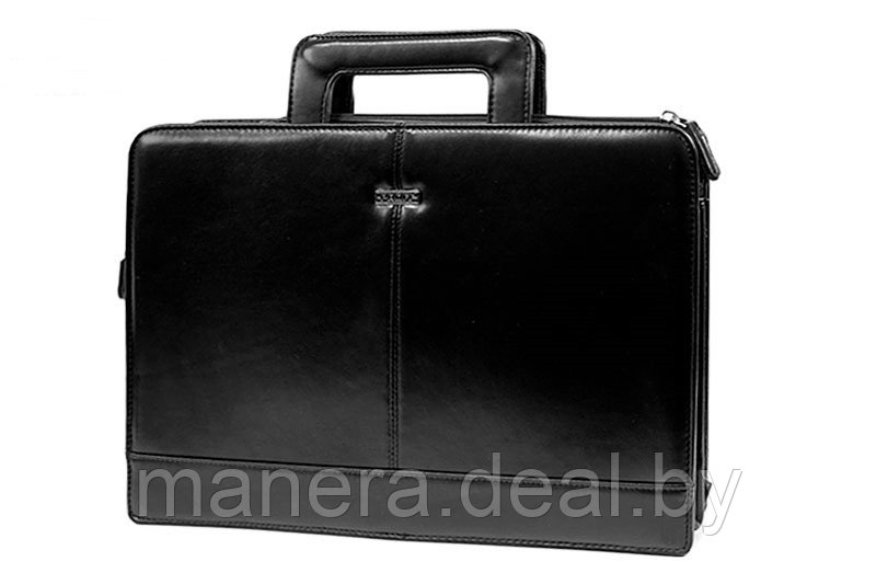 Папка-портфель деловая 'с выдвижными ручками, черный - фото 1 - id-p3101765