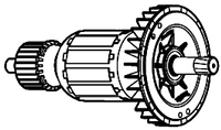 Ротор HR3001C, MAKITA 515528-0 (оригинал)