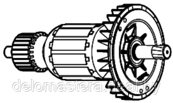 Ротор HR3001C, MAKITA 515528-0 (оригинал) - фото 1 - id-p208668381