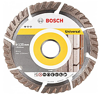 Алмазный круг 125х22мм универс. сегмент. (10 шт.) Turbo STANDARD FOR UNIVERSAL BOSCH ( сухая резка, уп. 10