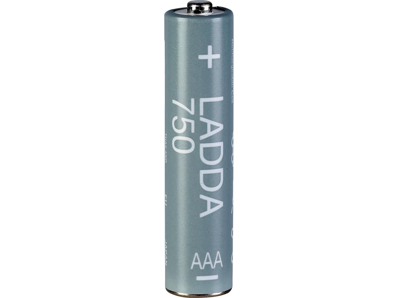 Аккумулятор AAA 750mAh - LADDA, 1.2V, Ni-Mh - фото 1 - id-p73072604