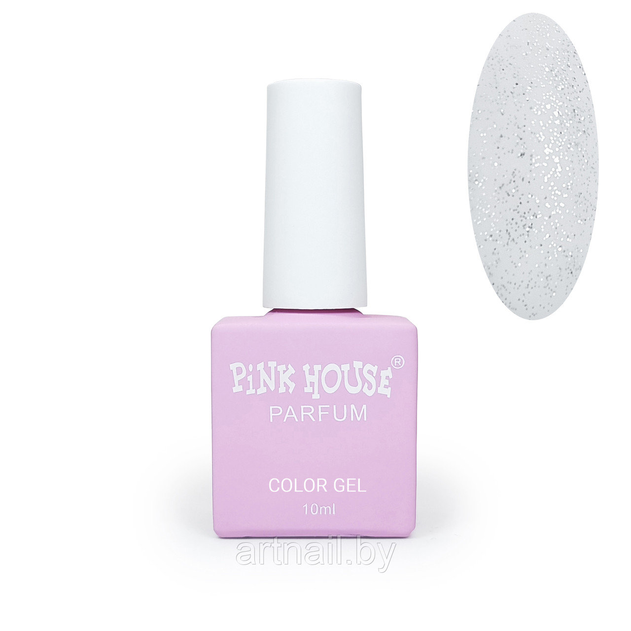 Top Matt Silver 10мл, PINK HOUSE