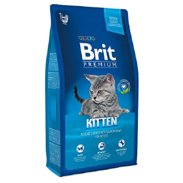 Brit Premium Kitten (Курица), 8 кг - фото 1 - id-p208676707