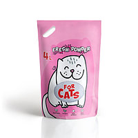 FOR CATS наполнитель силикагелевый Fresh Powder, 4 л