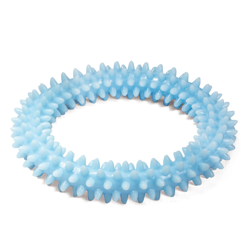 Игрушка для щенков "Кольцо" голубое, d10,5 см - фото 1 - id-p208678659
