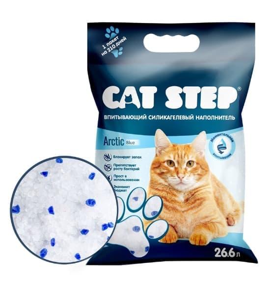 Наполнитель для кошачьих туалетов Cat Step, силикагелевый 7,6 л - фото 1 - id-p208679669