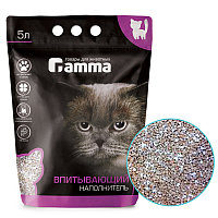 Наполнитель для кошачьих туалетов Gamma, 5 л