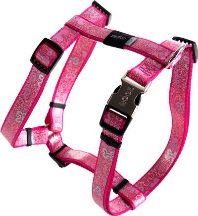 Шлейка Rogz Trendy Pink Bones М - фото 1 - id-p208676150