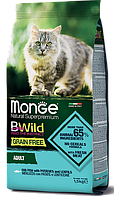 Monge Bwild Grain Free Adult cat (треска), 1,5 кг