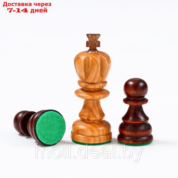Шахматы "Жемчуг", 40.5 х 40.5 см, король h=8.5 см, пешка h-5 см - фото 4 - id-p208642084