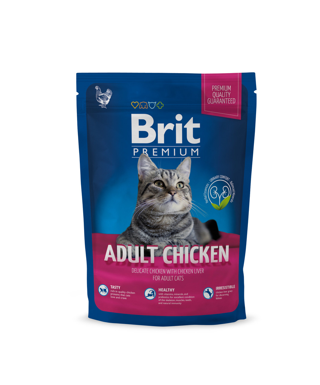 Brit Premium Adult Cat (Курица), 2 кг - фото 4 - id-p208676188