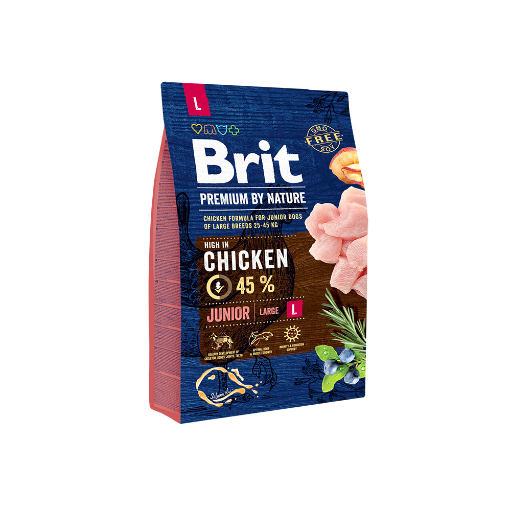 Brit Premium Junior Large and Giant (Курица), 3 кг - фото 1 - id-p208676202