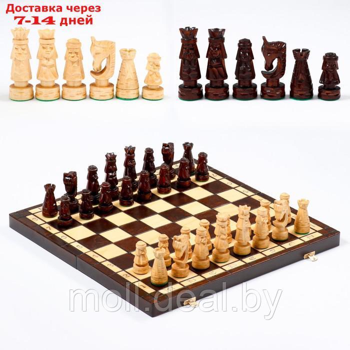 Шахматы ручной работы "Гевонт", утяжелённые, 50 х 50 см, король h=10 см - фото 1 - id-p208642145