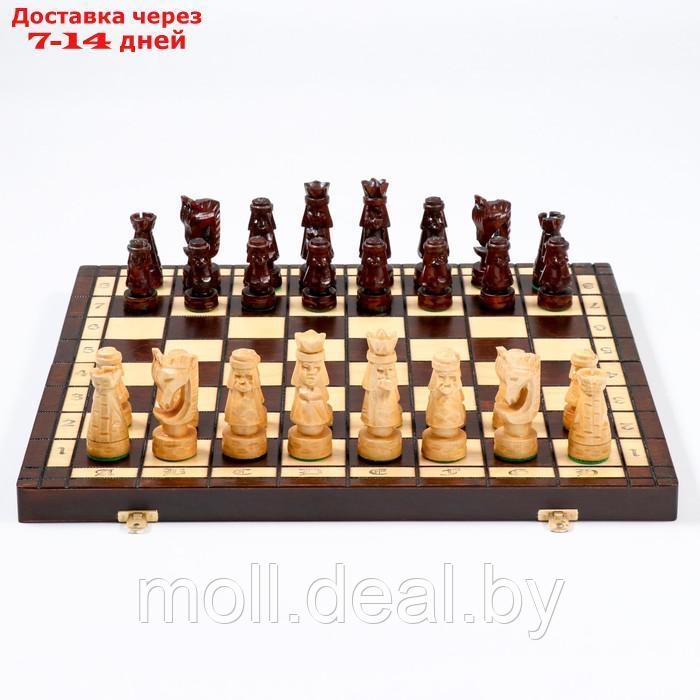 Шахматы ручной работы "Гевонт", утяжелённые, 50 х 50 см, король h=10 см - фото 3 - id-p208642145