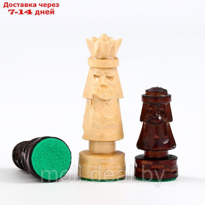 Шахматы ручной работы "Гевонт", утяжелённые, 50 х 50 см, король h=10 см - фото 4 - id-p208642145