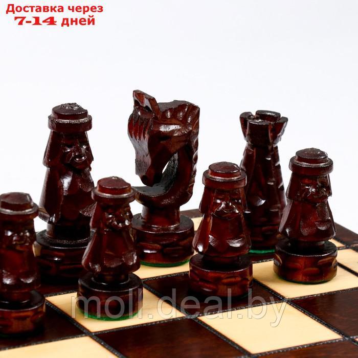 Шахматы ручной работы "Гевонт", утяжелённые, 50 х 50 см, король h=10 см - фото 5 - id-p208642145
